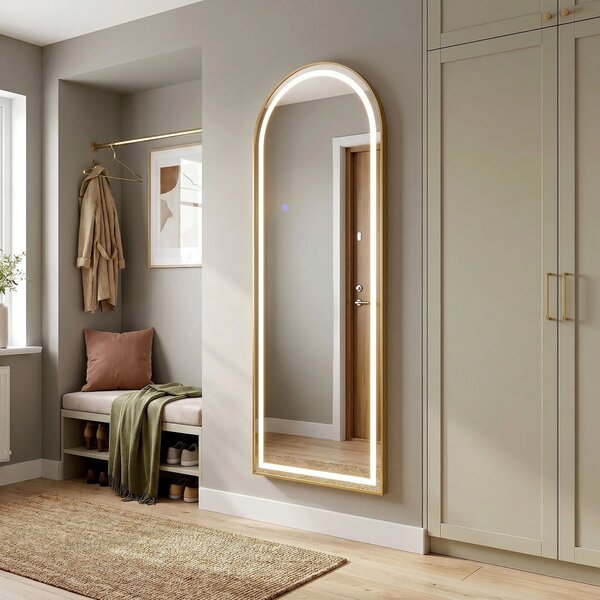 Ogledalo LED Orbit 50x160cm Brush Gold
