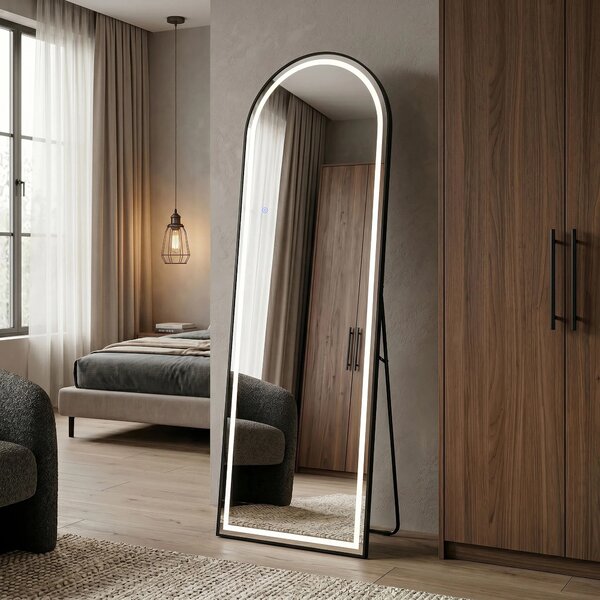 Ogledalo LED Orbit 50x160cm Black