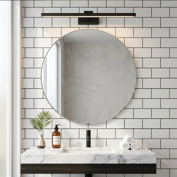 Kopalniška stenska LED svetilka APP1868-1W 80 cm Black