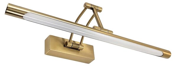 Kopalniška stenska LED svetilka SWE022-1W 42cm Brush Gold