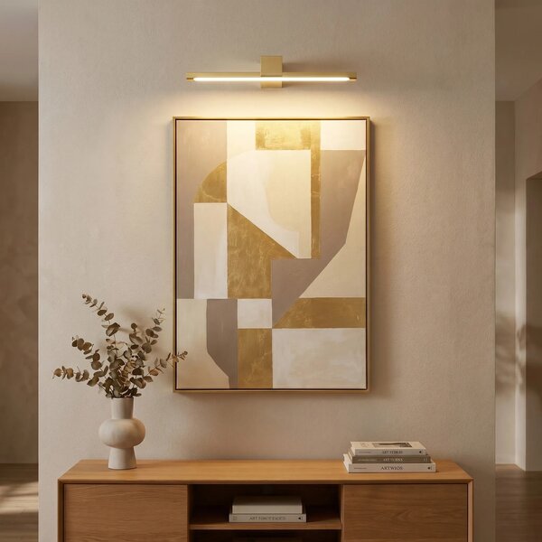 Kopalniška stenska LED svetilka SWE043-1W 40cm GOLD