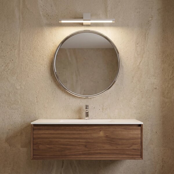 Kopalniška stenska LED svetilka SWE040-1W 40cm Chrome