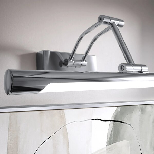 Kopalniška stenska LED svetilka SWE016-1W 42cm Chrome