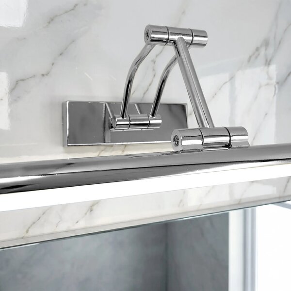 Kopalniška stenska LED svetilka SWE016-1W 42cm Chrome