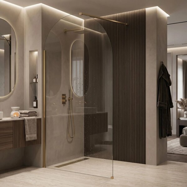 Stena za prhanje Rea Heaven Brush Gold 100