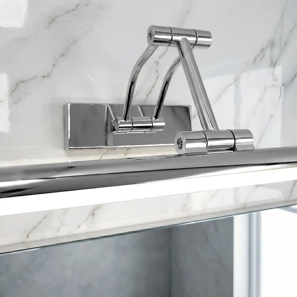 Kopalniška stenska LED svetilka SWE017-1W 60cm Chrome