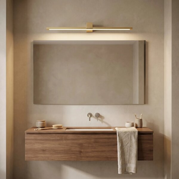 Kopalniška stenska LED svetilka SWE048-1W 80cm GOLD BRUSH