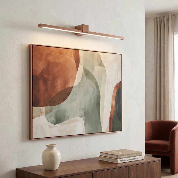 Kopalniška stenska LED svetilka SWE054-1W 80 cm COPPER BRUSH