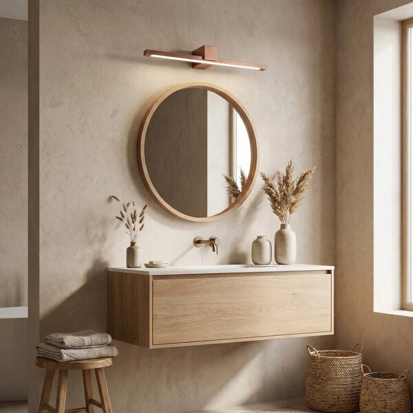 Kopalniška stenska LED svetilka SWE053-1W 60 cm COPPER BRUSH
