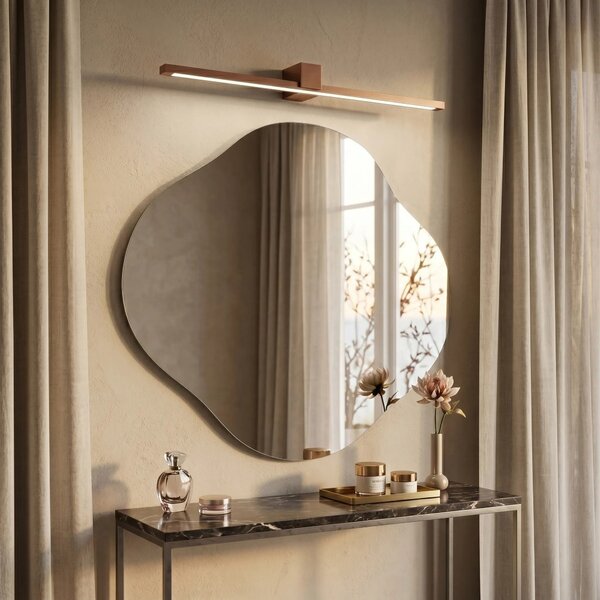 Kopalniška stenska LED svetilka SWE054-1W 80 cm COPPER BRUSH