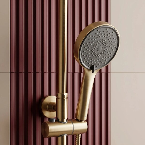 Komplet za prhanje Rea Avanti Brush Gold