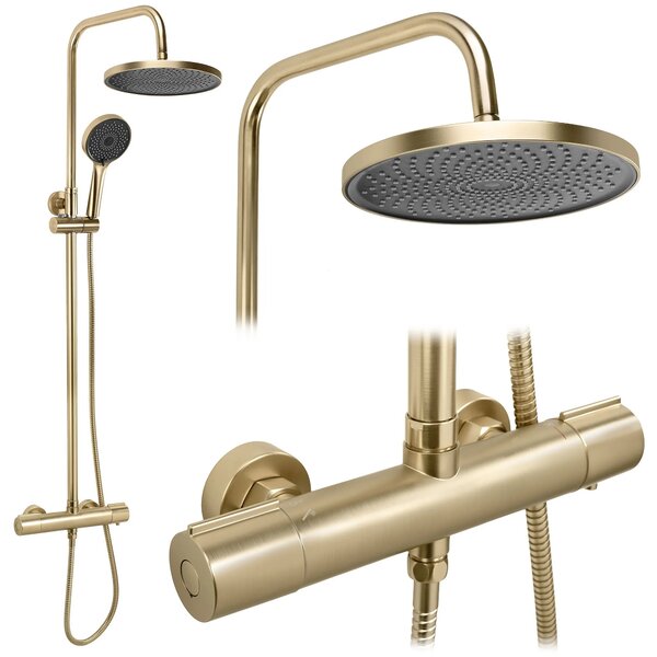 Komplet za prhanje Rea Avanti Brush Gold