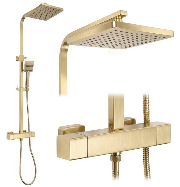 Komplet za prhanje Rea Atrium Brush Gold