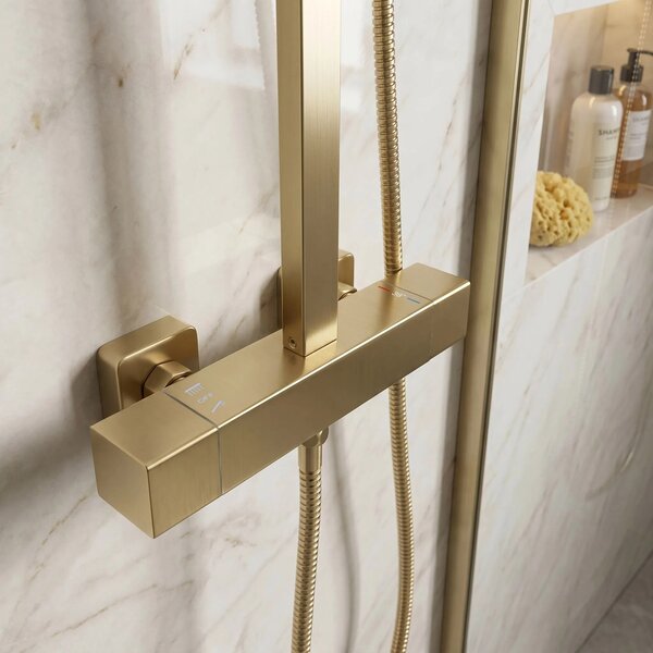 Komplet za prhanje Rea Atrium Brush Gold