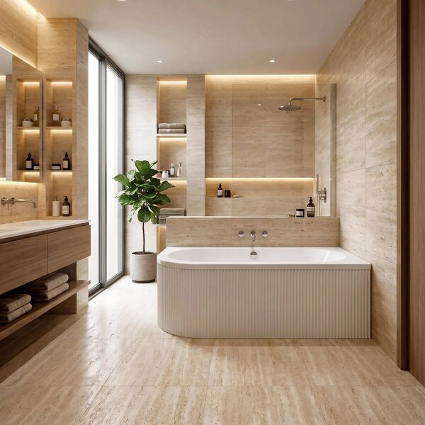 Kopalna kad Rea Orion Stripe Right 160cm