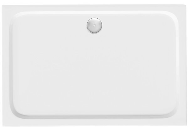 Tuš pladenj Rea Belmond White 80x100 Chrome