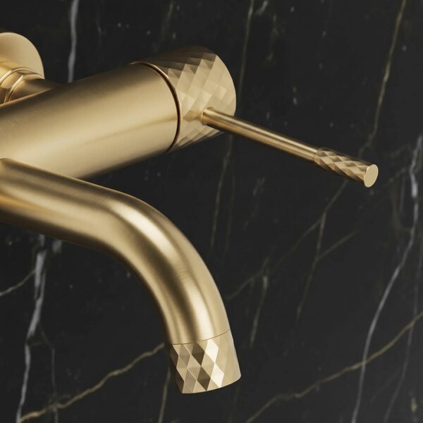 Mešalnik za kopel Rea Lungo Diamond Brush Gold