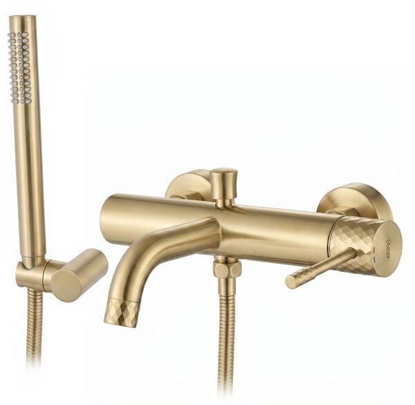 Mešalnik za kopel Rea Lungo Diamond Brush Gold