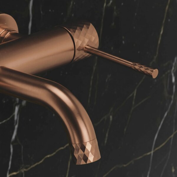 Mešalnik za kopel Rea Lungo Diamond Brush Copper
