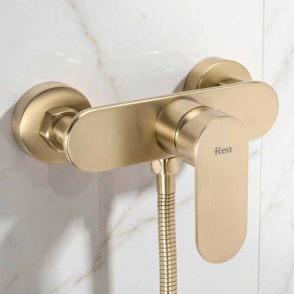 Mešalnik za prho REA DROP Brush Gold