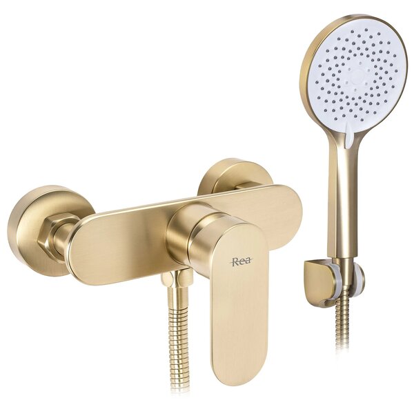 Mešalnik za prho REA DROP Brush Gold