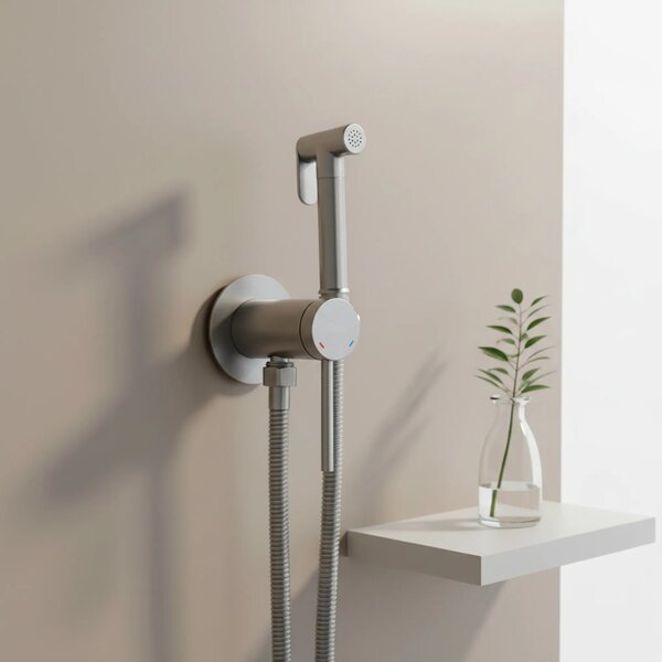 REA Bidet baterija Foss Clif Brush Nickel