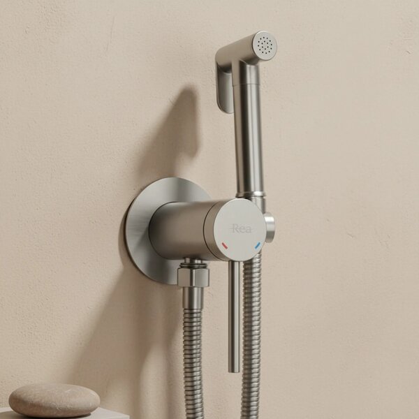 REA Bidet baterija Foss Clif Brush Nickel