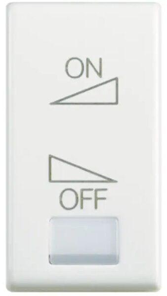 LIVING LIGHT TIPKA S INDIKATOROM 1M VENTILATOR BIJELA N4915RN