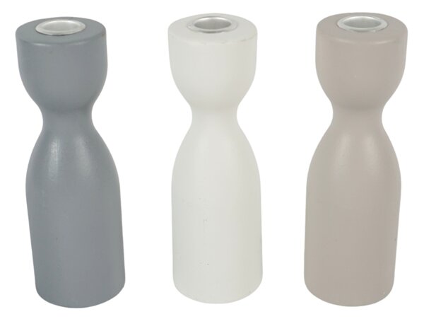 Leseni svečnik TORNE 18 cm - več barv