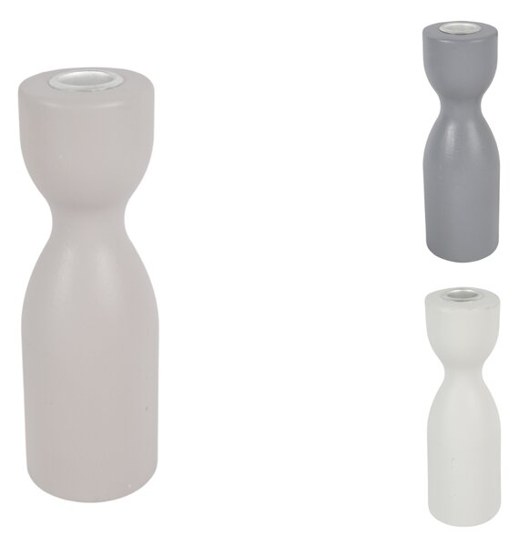 Leseni svečnik TORNE 18 cm - več barv