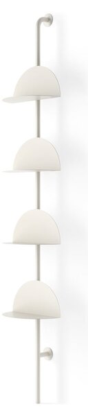 Mat bel kovinski sistem modularnih polic 27x203,5x35 cm Solis – Umbra