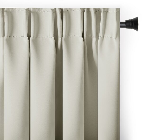 Kremno bela zavesa za delno zatemnitev 140x245 cm Kierra – Restilo
