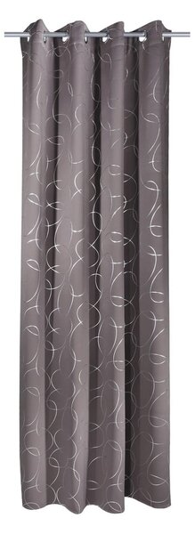Temno siva zavesa 135x245 cm Circles – Sehlbach