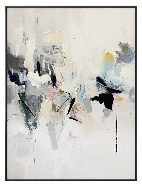 Slika z ročno naslikanimi elementi 70x100 cm Cro – Styler