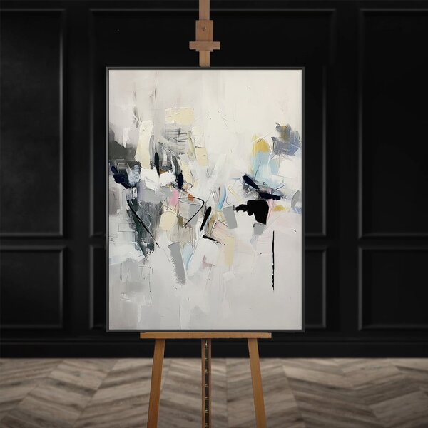 Slika z ročno naslikanimi elementi 70x100 cm Cro – Styler