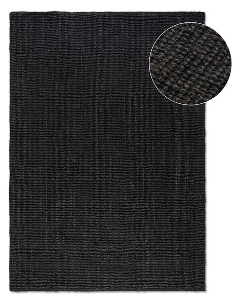 Črna preproga iz jute 80x150 cm Bouclé – Hanse Home