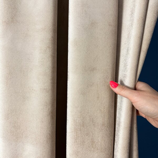 Dekorativna tkanina Velvet Royal Beige bež viš. 2,80 m