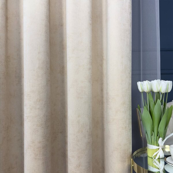 Dekorativna tkanina Velvet Royal Beige bež viš. 2,80 m