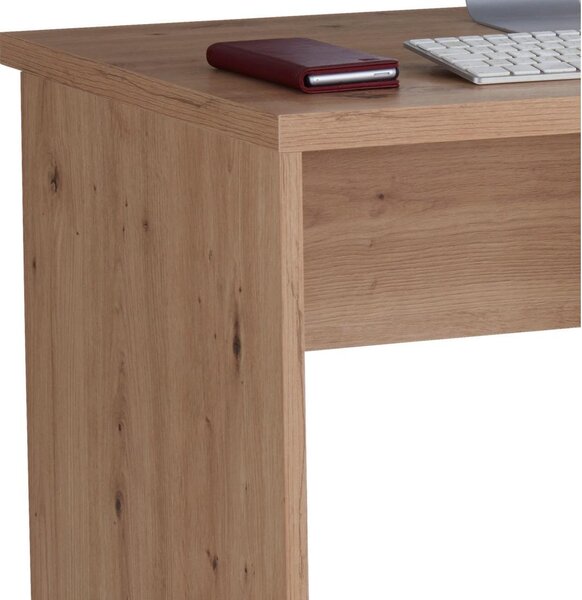 Modern Living Pisalna Miza Box, Bela, Barva Hrasta