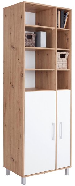 Modern Living Regal Box, Bela, Barva Hrasta