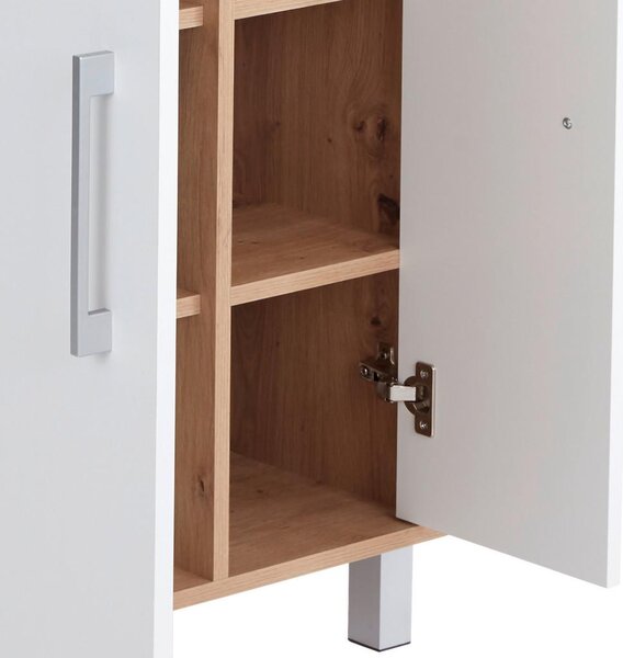 Modern Living Regal Box, Bela, Barva Hrasta