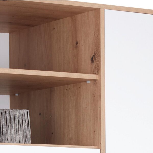 Modern Living Omara Za Oblačila Box, Bela, Barva Hrasta