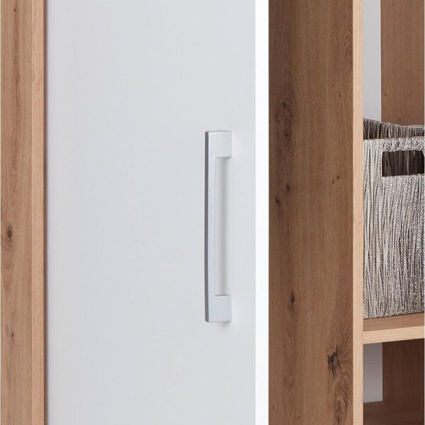 Modern Living Omara Za Oblačila Box, Bela, Barva Hrasta