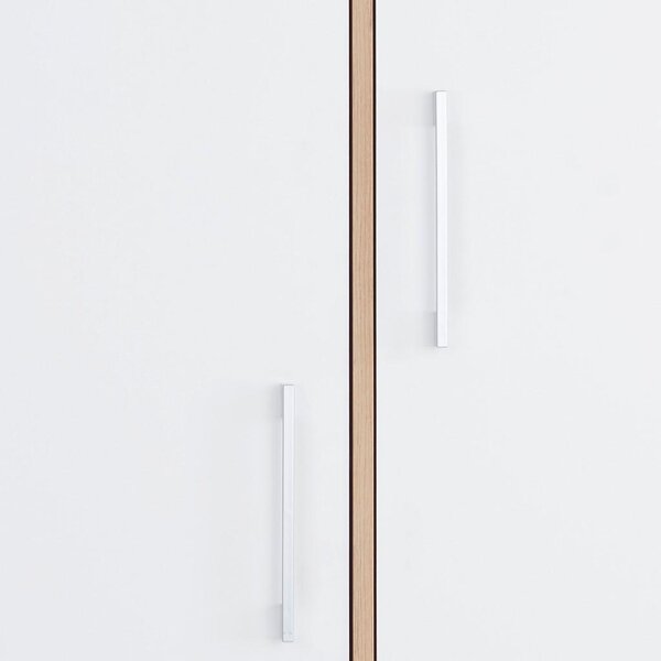 Modern Living Omara Za Oblačila Box, Bela, Barva Hrasta