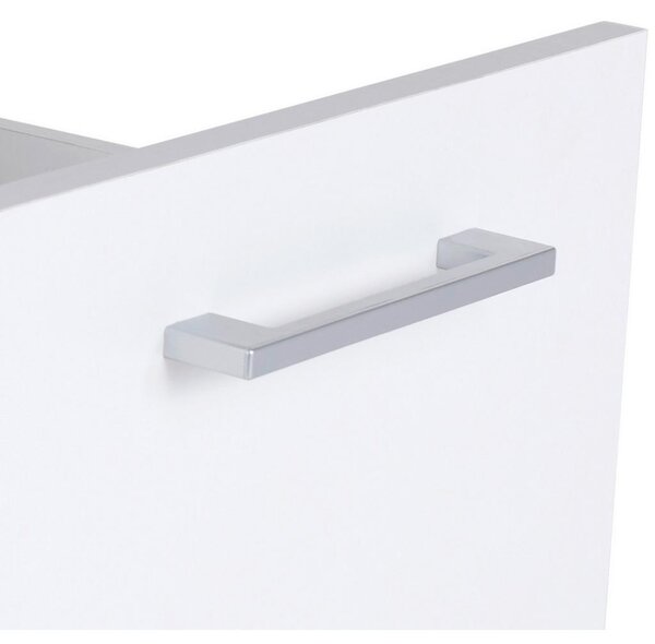 Modern Living Nočna Omarica Box, Bela, Barva Hrasta
