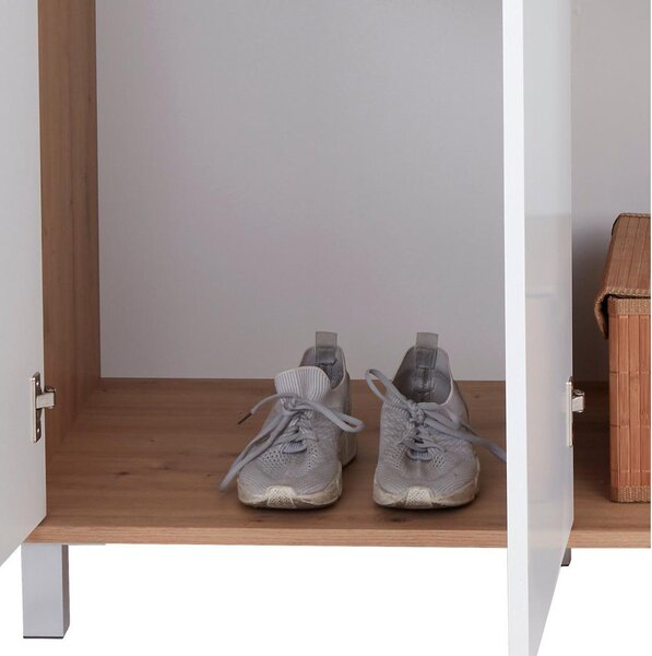 Modern Living Omara Za Oblačila Box, Bela, Barva Hrasta