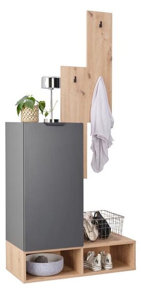 Modern Living Predsoba Ciao, Barva Hrasta, Antracit