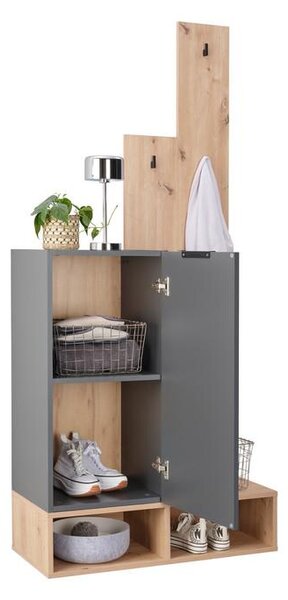 Modern Living Predsoba Ciao, Barva Hrasta, Antracit