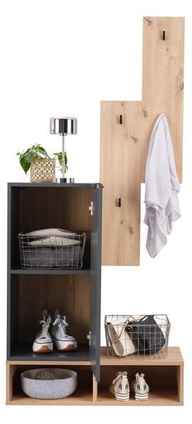 Modern Living Predsoba Ciao, Barva Hrasta, Antracit