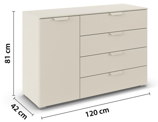 KOMODA, barve šampanjca